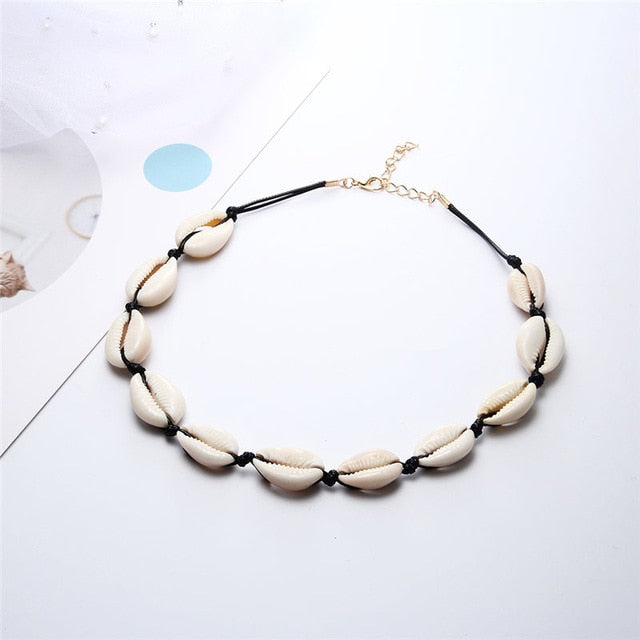 Collier de coquillage bijou de plage