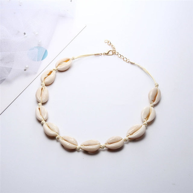 Collier de coquillage bijou de plage