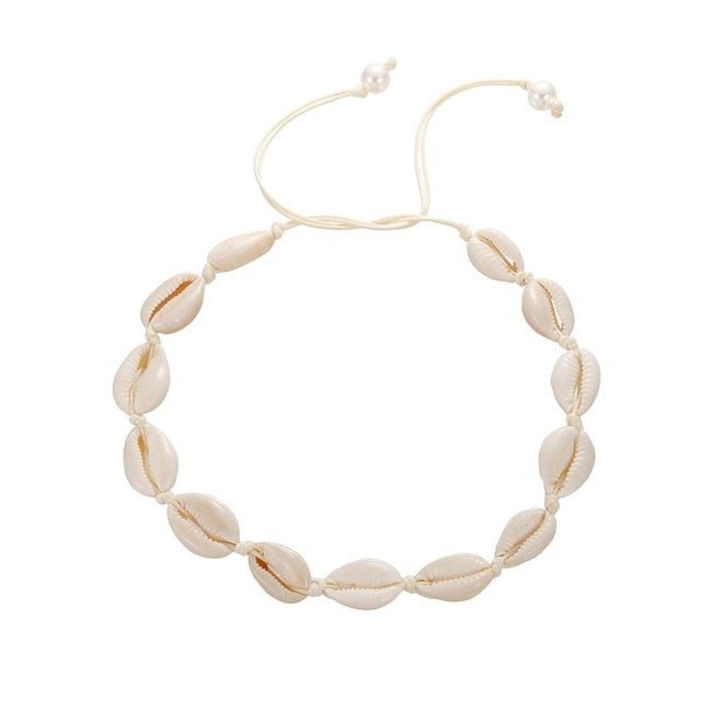 Collier de coquillage bijou de plage