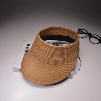 Visière Femme casquette de paille Anti UV