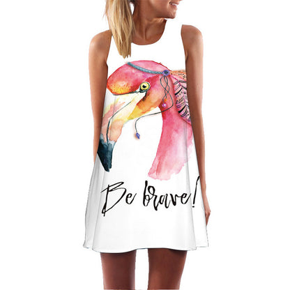 Robe de plage Flamingo