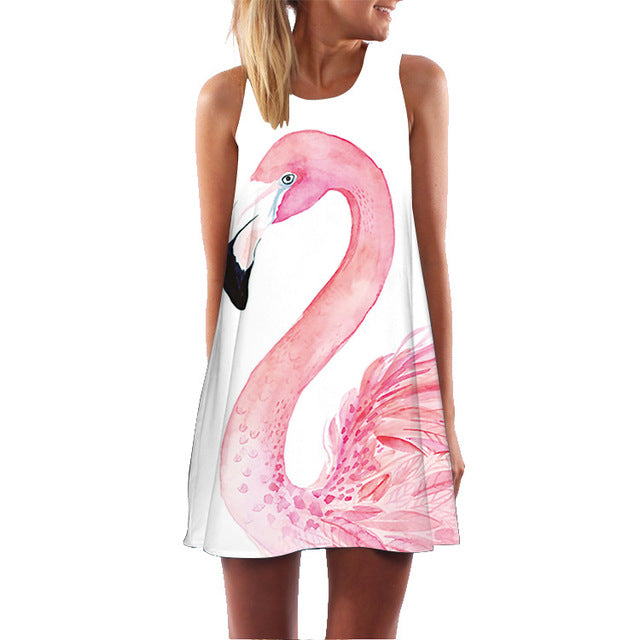 Robe de plage Flamingo