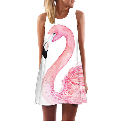 Robe de plage Flamingo