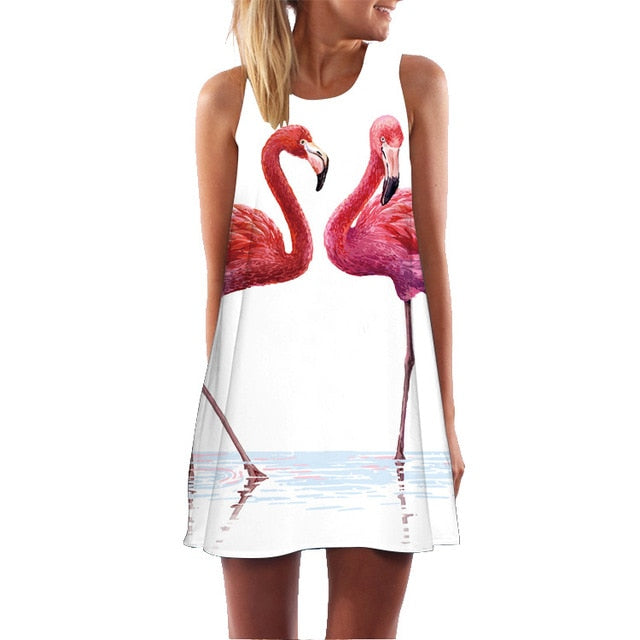 Robe de plage Flamingo