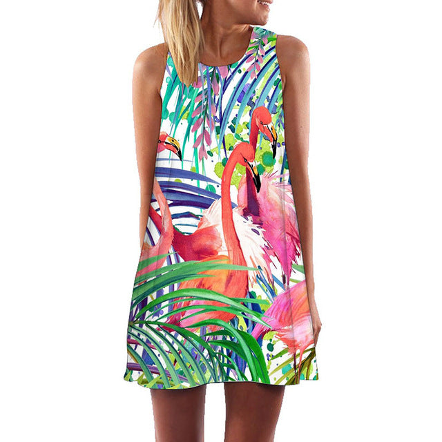 Robe de plage Flamingo